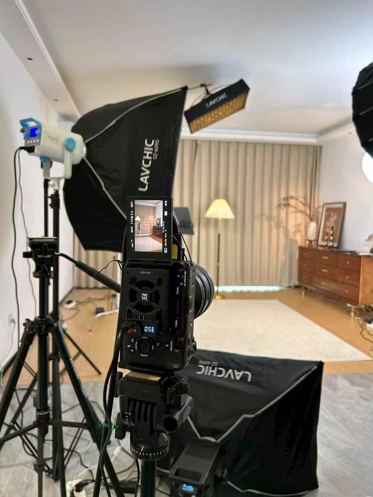 Living space for filming & streaming
