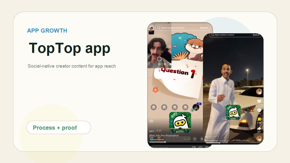 TopTop App Promotion - Social Reach Push